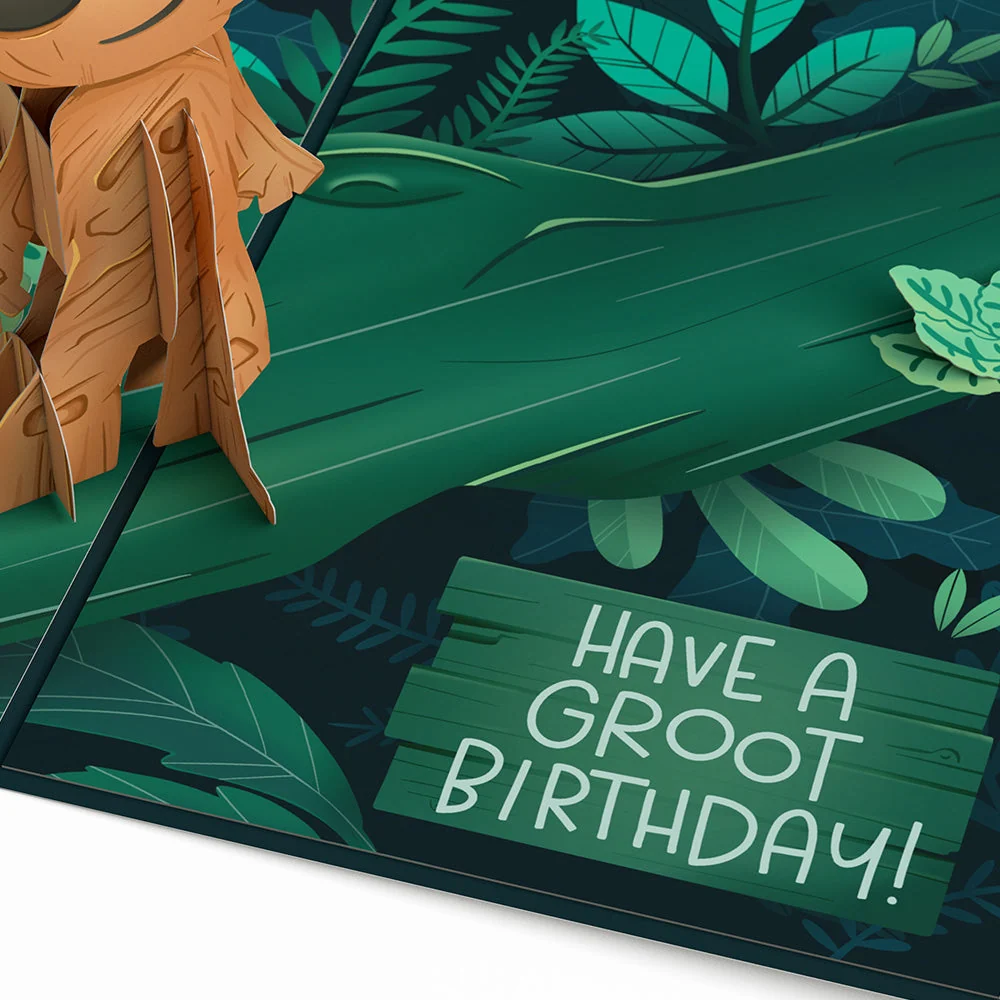 Lovepop Marvel's Guardians of the Galaxy Groot Year of Growth Birthday Pop-Up Card - Image 3