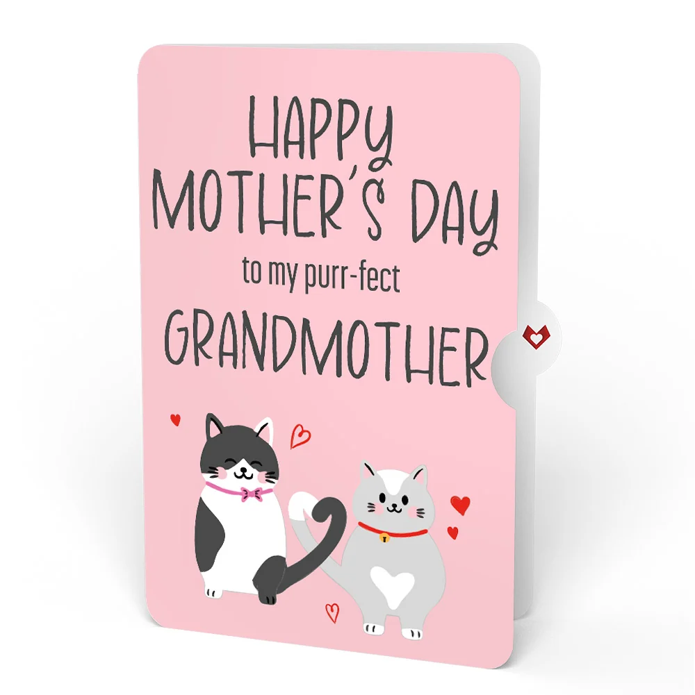 Lovepop Love Cats Mother’s Day Pop-Up Card and Sentiment Set for Grandmother - Image 4