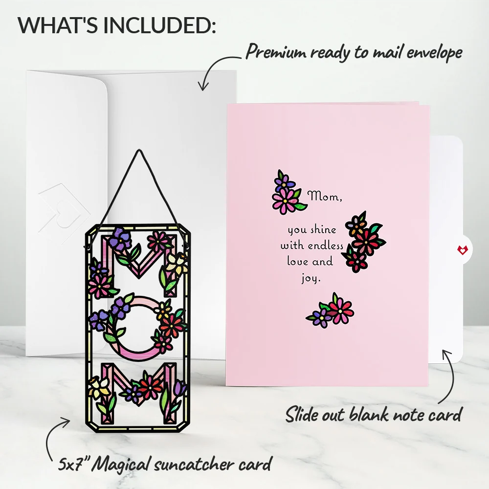 Lovepop Floral Mom Suncatcher Card - Image 6