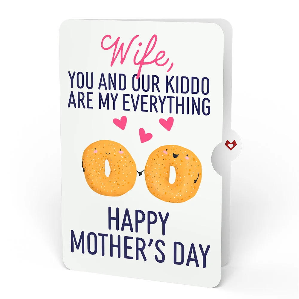 Lovepop You Are My Everything Bagel Mother’s Day Pop-Up Card and Sentiment Set for Wife Plate - Image 4