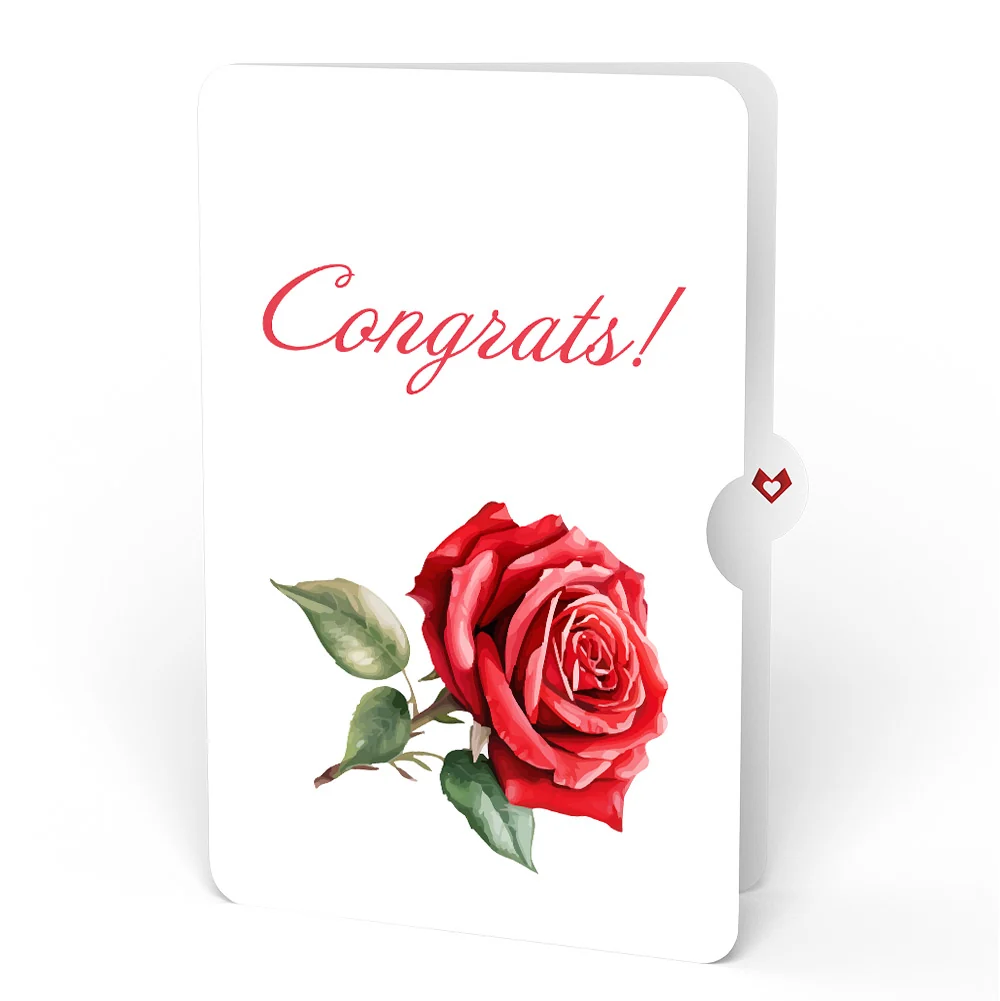 Lovepop Born to Bloom: June Birth Month Flowers Congratulations Pop-Up Card and Sentiment Set Cream - Image 4