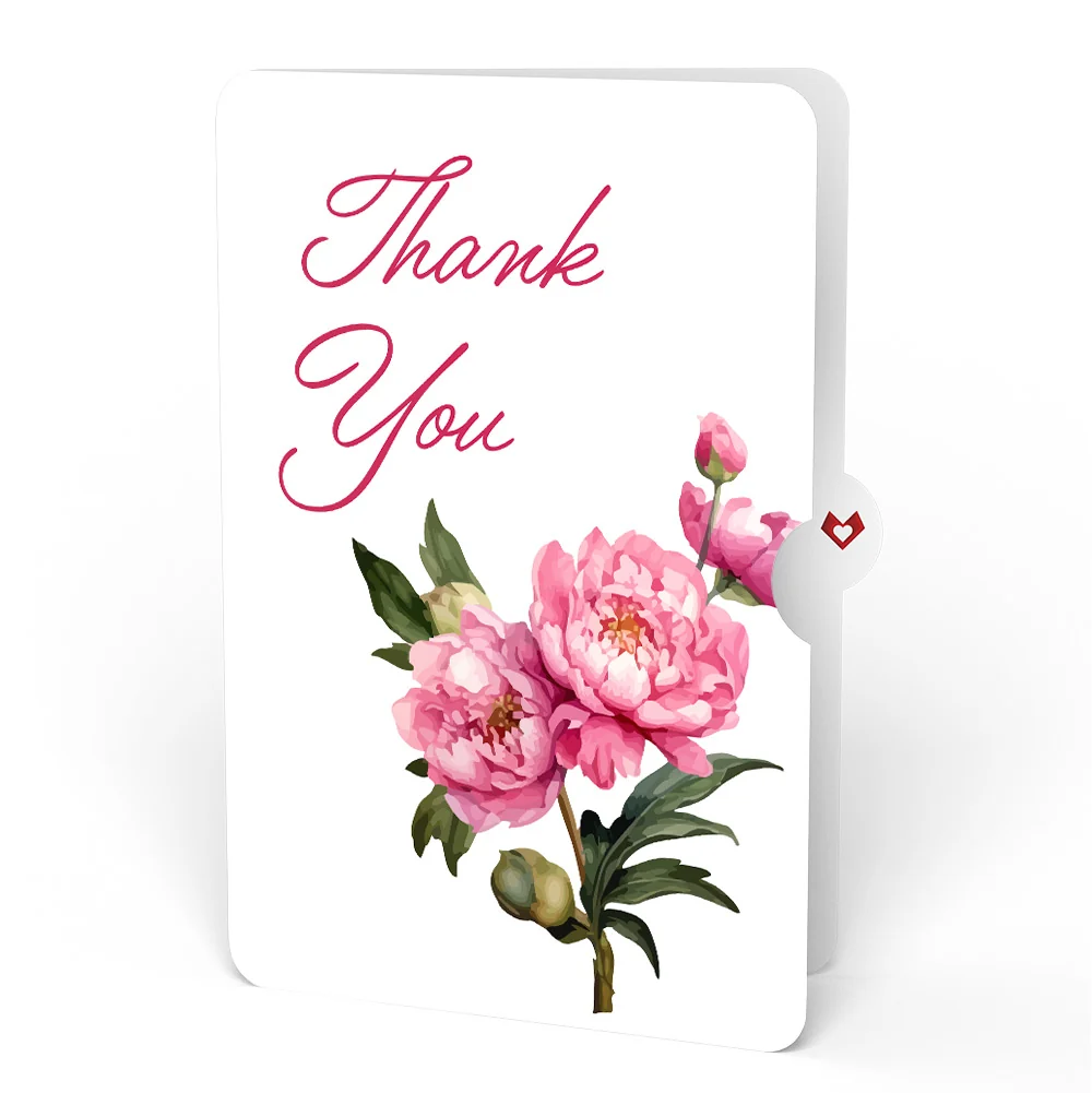 Lovepop Born to Bloom: November Birth Month Flowers Thank You Pop-Up Card and Sentiment Set Cream - Image 4