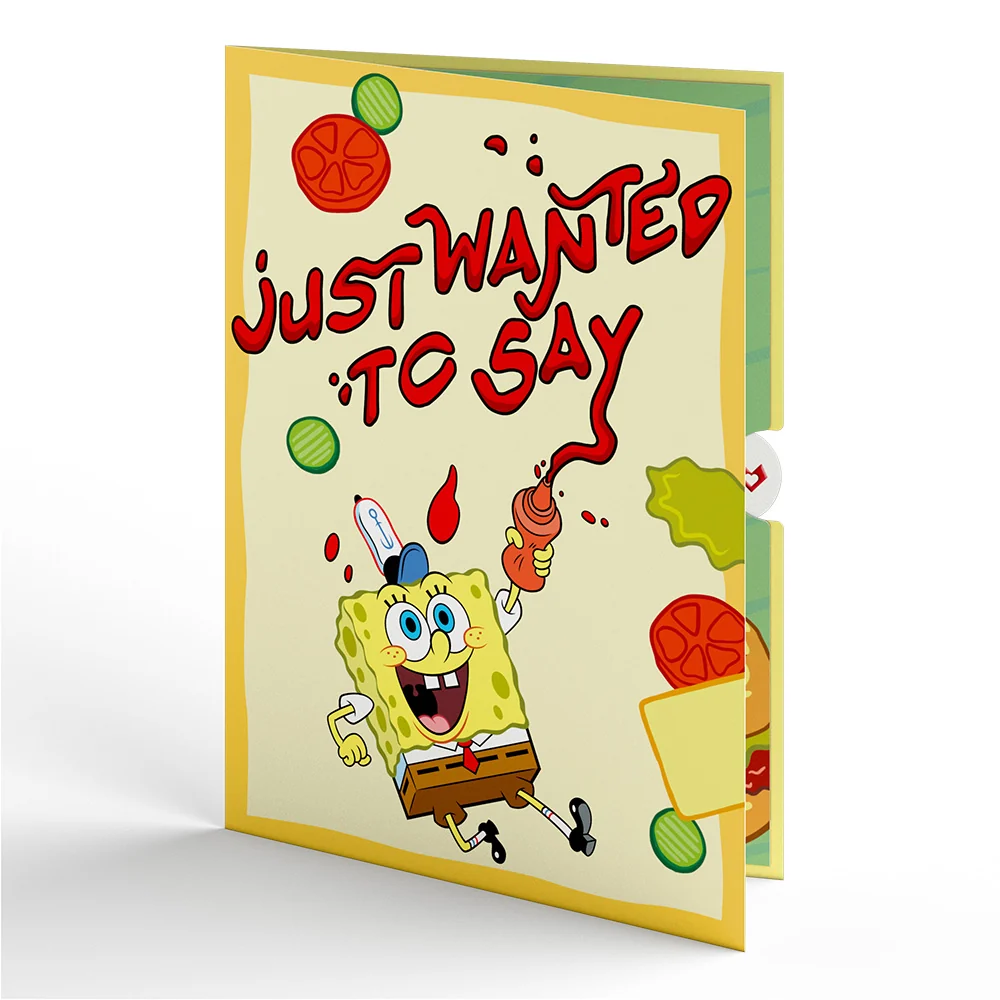 Lovepop SpongeBob SquarePants No One Stacks Up to You Pop-Up Card Cream - Image 6