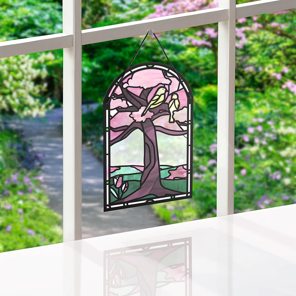 Lovepop You Brighten My World Birds Suncatcher Card & Pop-Up Bouquet Bundle - Image 8