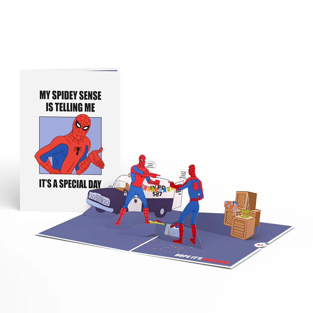 Lovepop Marvel Spider-Man Spidey Sense Birthday Pop-Up Card