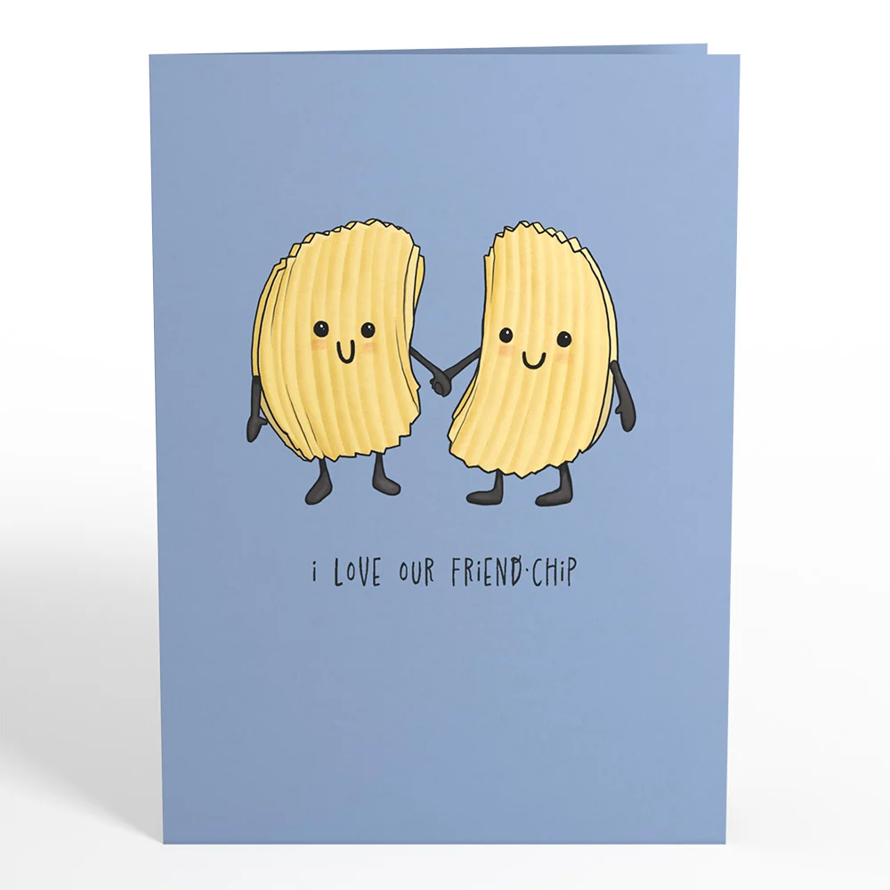 Lovepop I Love Our Friend-Chip Pop-Up Card Bag - Image 4