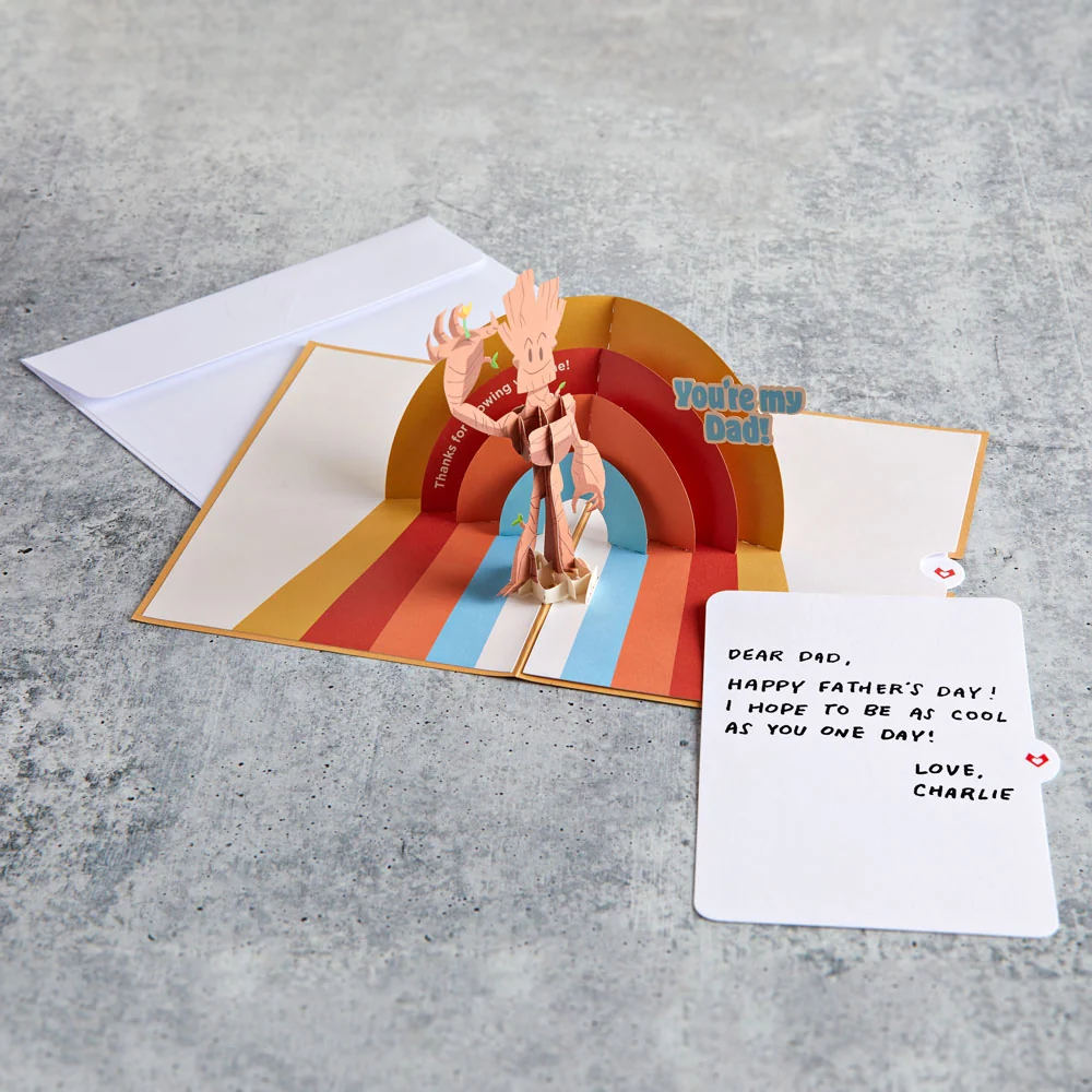 Lovepop Marvel's Guardians of the Galaxy Groot-ful You're My Dad Pop-Up Card - Image 4
