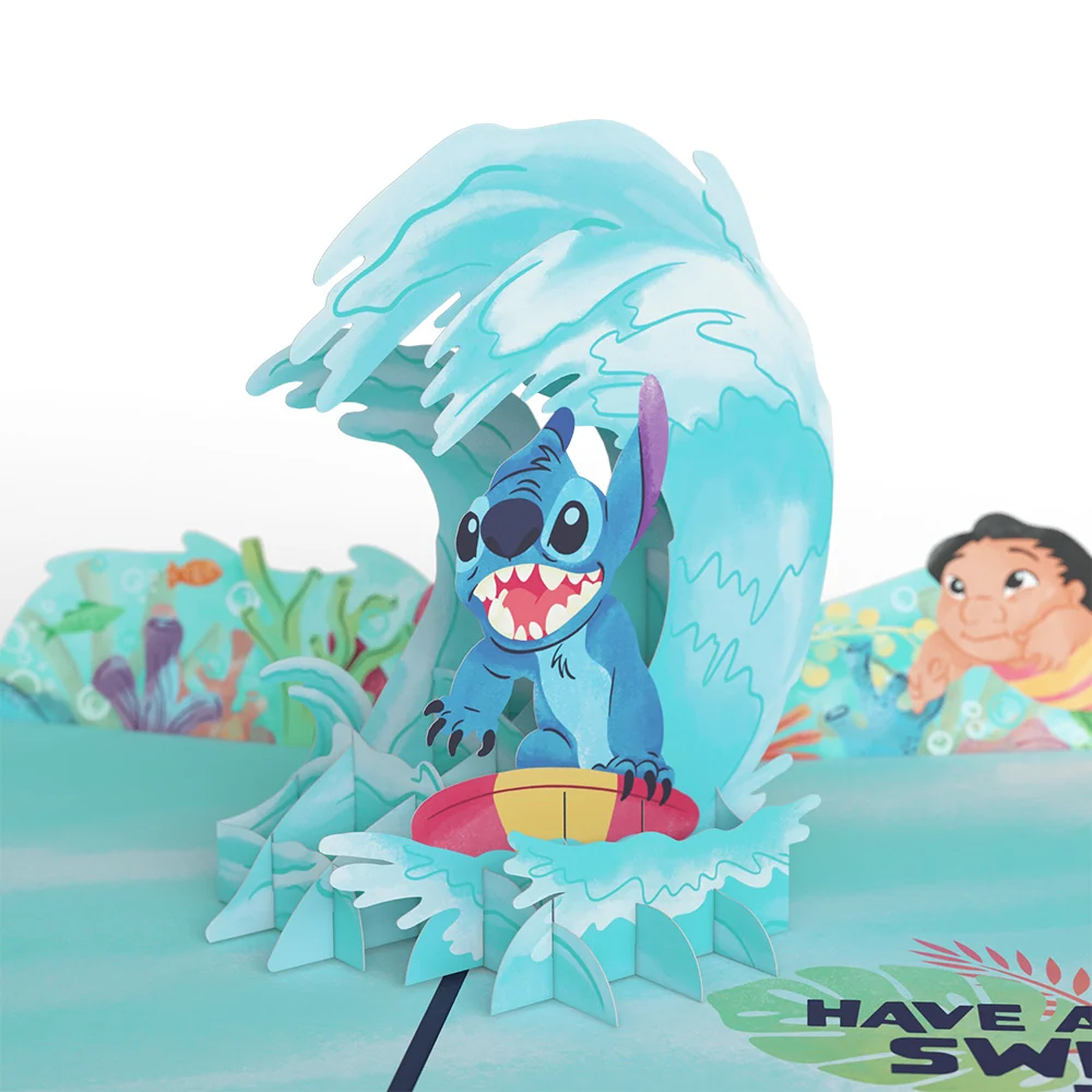 Lovepop Disney's Stitch Cowabunga Birthday Pop-Up Card - Image 5