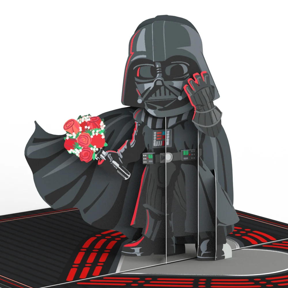 Lovepop Star Wars Darth Vader Be Mine Pop-Up Card & Flower Buds Bouquet Bundle - Image 4