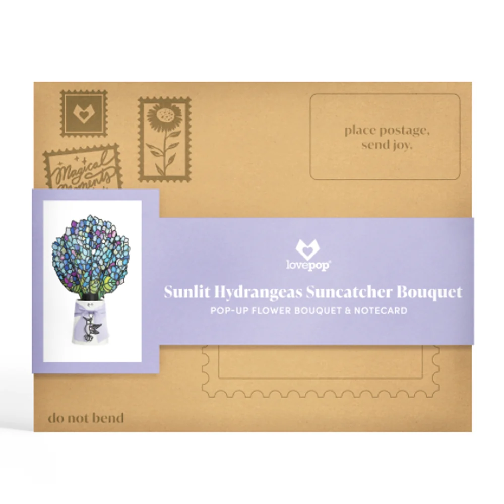 Lovepop Birthday Hummingbird Pop-Up Card & Suncatcher Bouquet Bundle - Image 8
