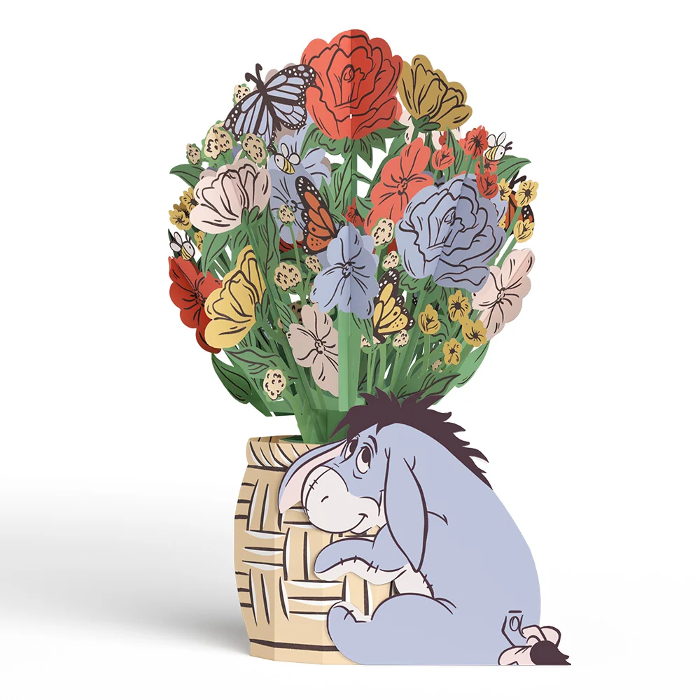 Lovepop Disney's Winnie the Pooh Sweetest Treat Pop-Up Card & Flower Buds Bouquet Bundle - Image 6