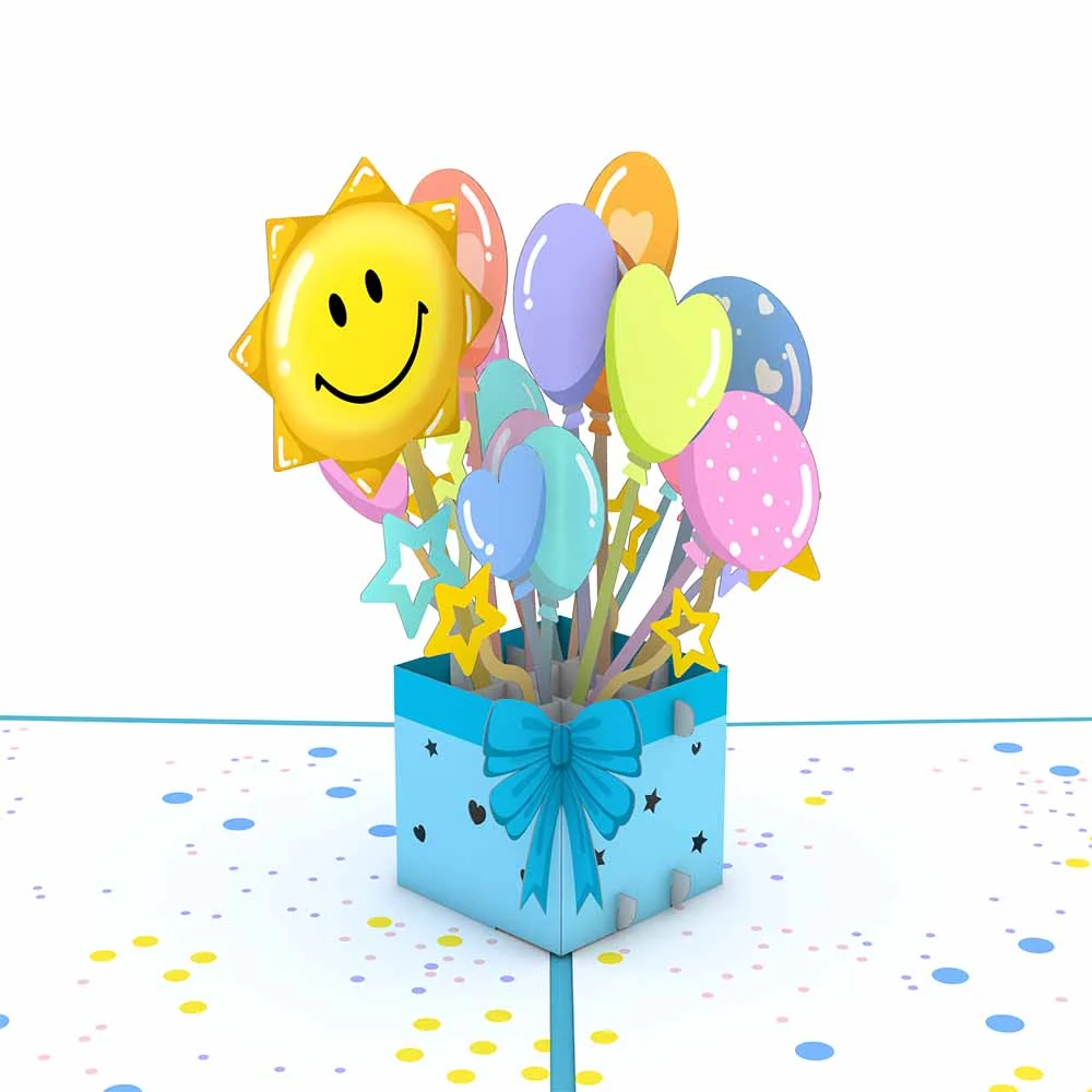 Lovepop Get Well Soon Balloons Pop-Up Card - Image 2