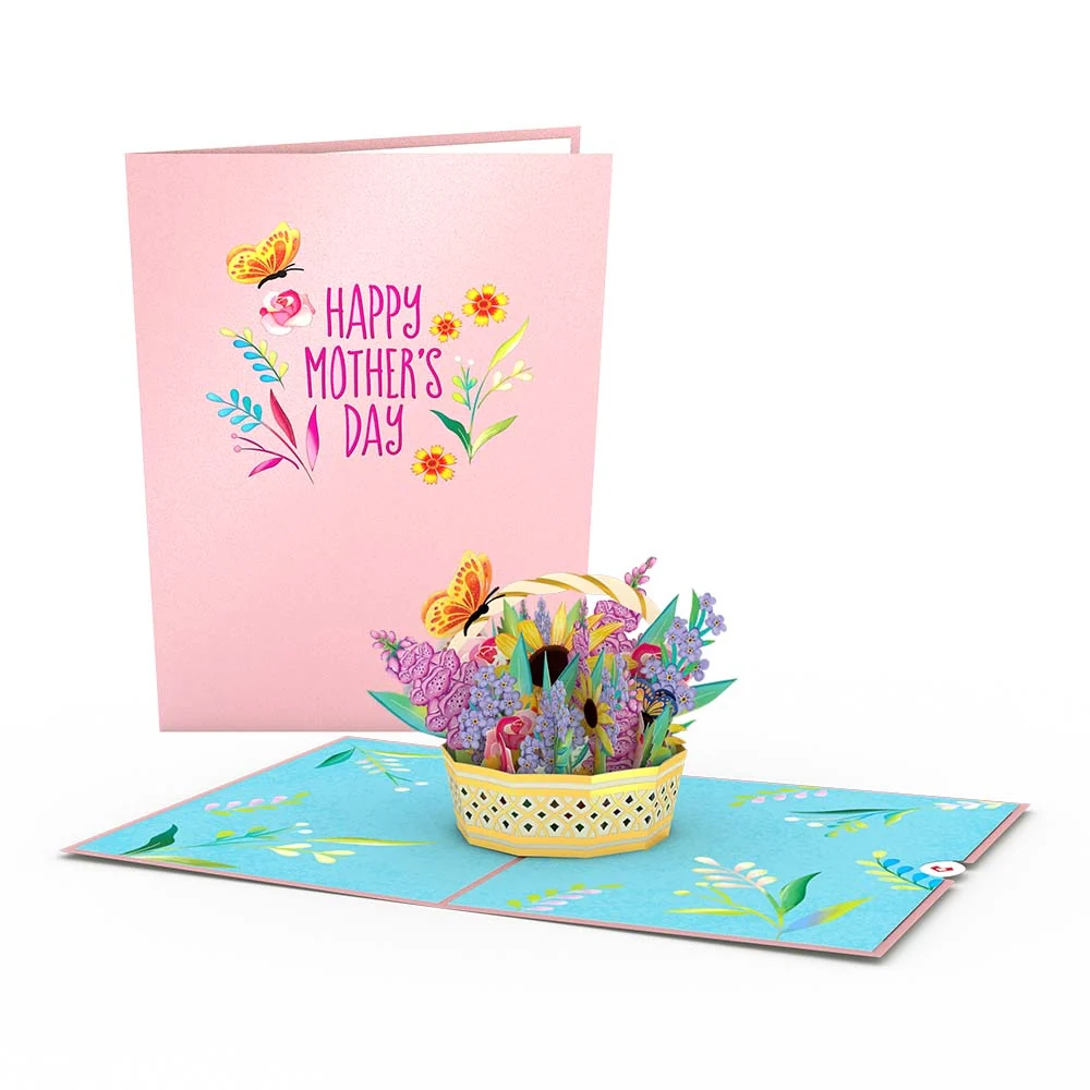 Lovepop Mother's Day Sunflower Basket Pop-Up Card