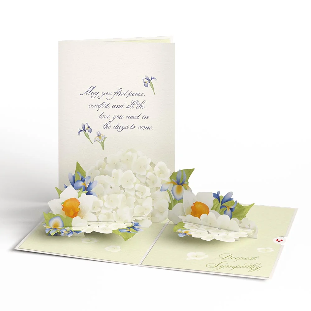 Lovepop May You Find Peace and Comfort Sympathy Pop-Up Card