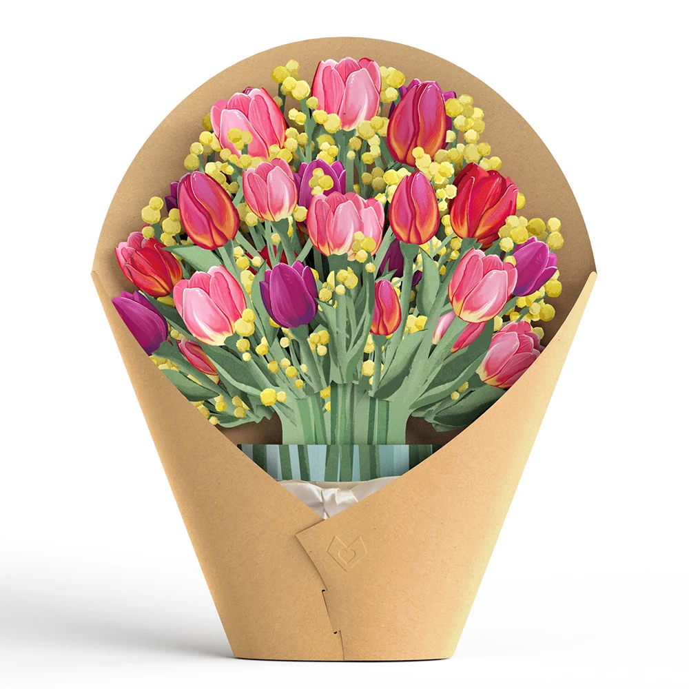Lovepop Cheerful Tulips Bouquet - Image 4