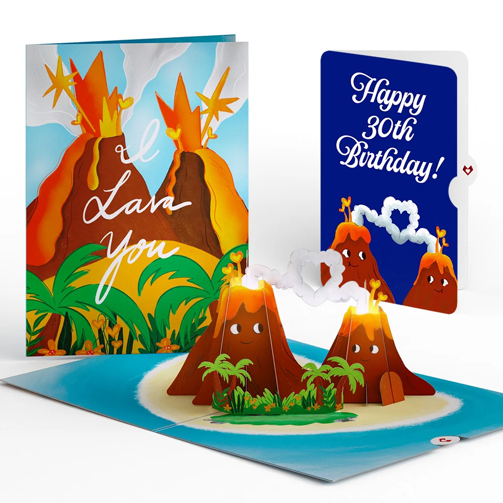 Lovepop I Lava You 30th Birthday Light-Up Pop-Up Card and Sentiment Set