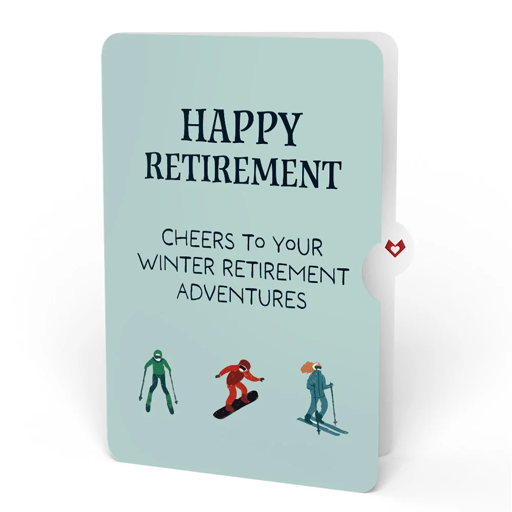 Lovepop Mountain Snowboard Adventure Retirement Pop-Up Card and Sentiment Set - Image 4