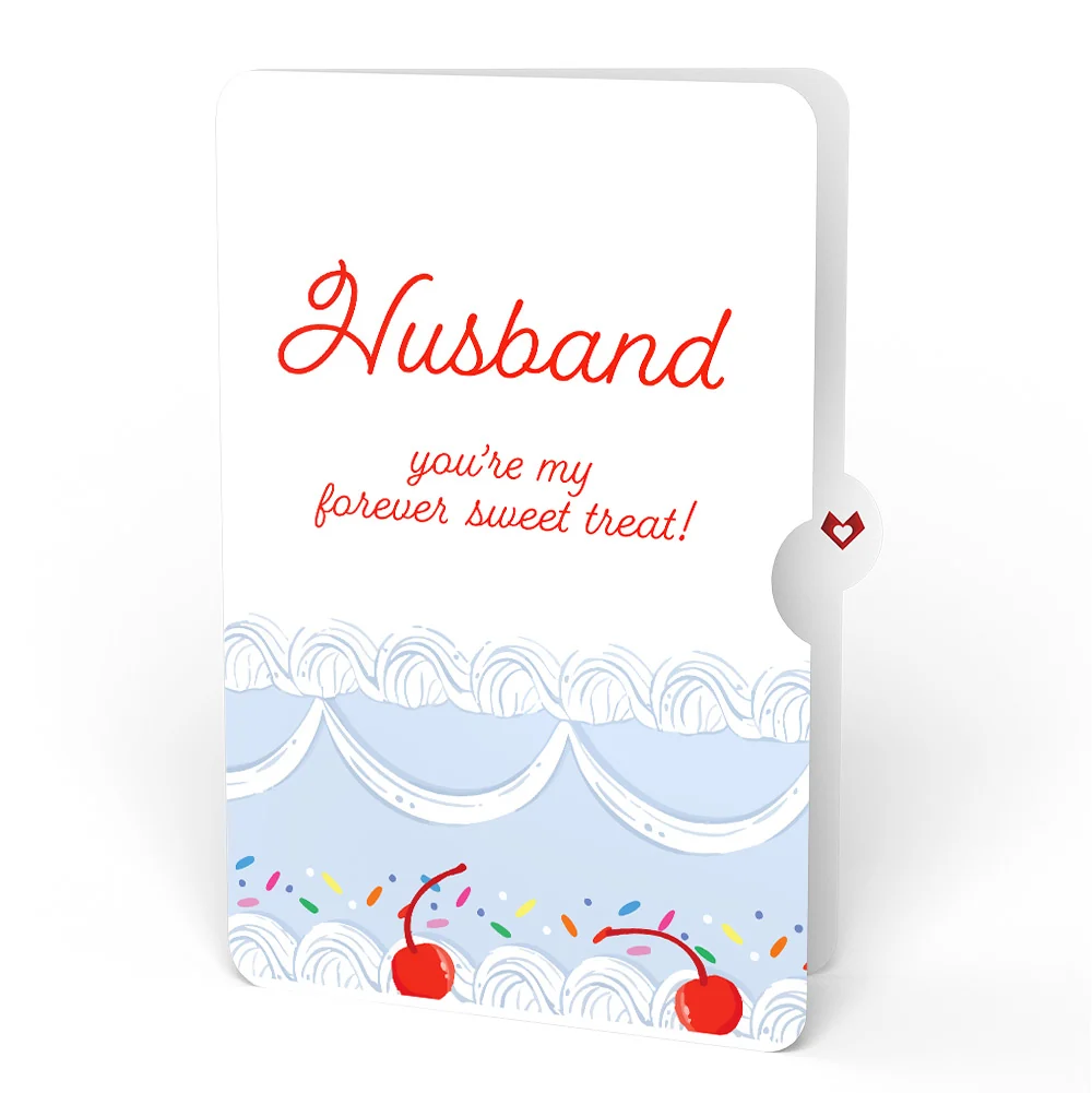 Lovepop Sprinkled with Love Birthday Cake Pop-Up Card and Sentiment Set for Husband - Image 4