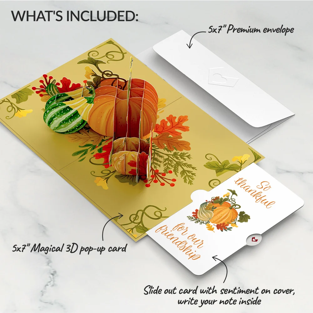 Lovepop Fall is in the Air Friendship Pop-Up Card and Sentiment Set - Image 2