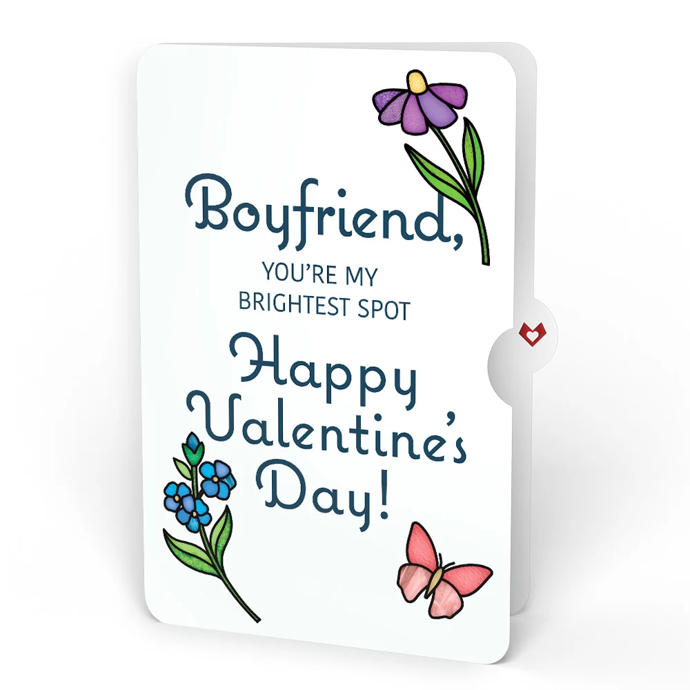 Lovepop Sun-dappled Cherry Blossom Valentine Suncatcher Bouquet and Sentiment Set for Boyfriend Vase - Image 4