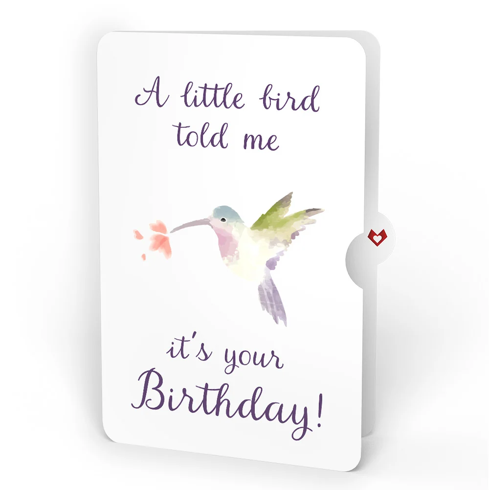 Lovepop Daisy Patch Hummingbirds Birthday Pop-Up Card and A Little Hummingbird Kisses Sentiment Set - Image 4