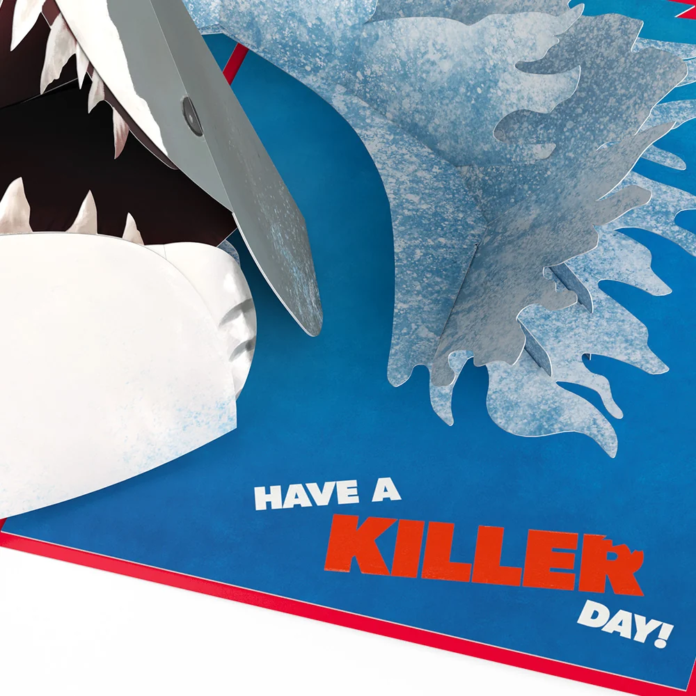Lovepop Jaws Have a Killer Day Pop-Up Card - Image 3