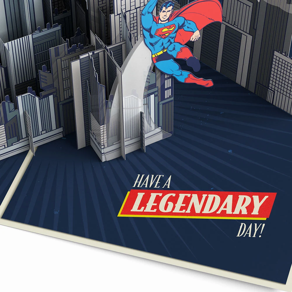 Lovepop Superman Have a Legendary Day Pop-Up Card - Image 3