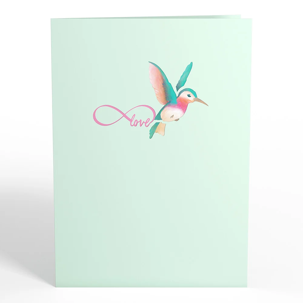 Lovepop Lovely Hummingbird Pop-Up Card - Image 4