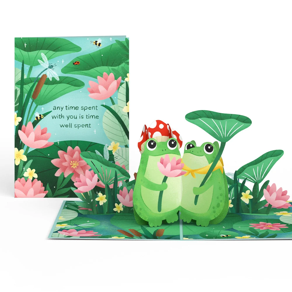 Lovepop Time Well Spent Frogs Pop-Up Card - Image 2