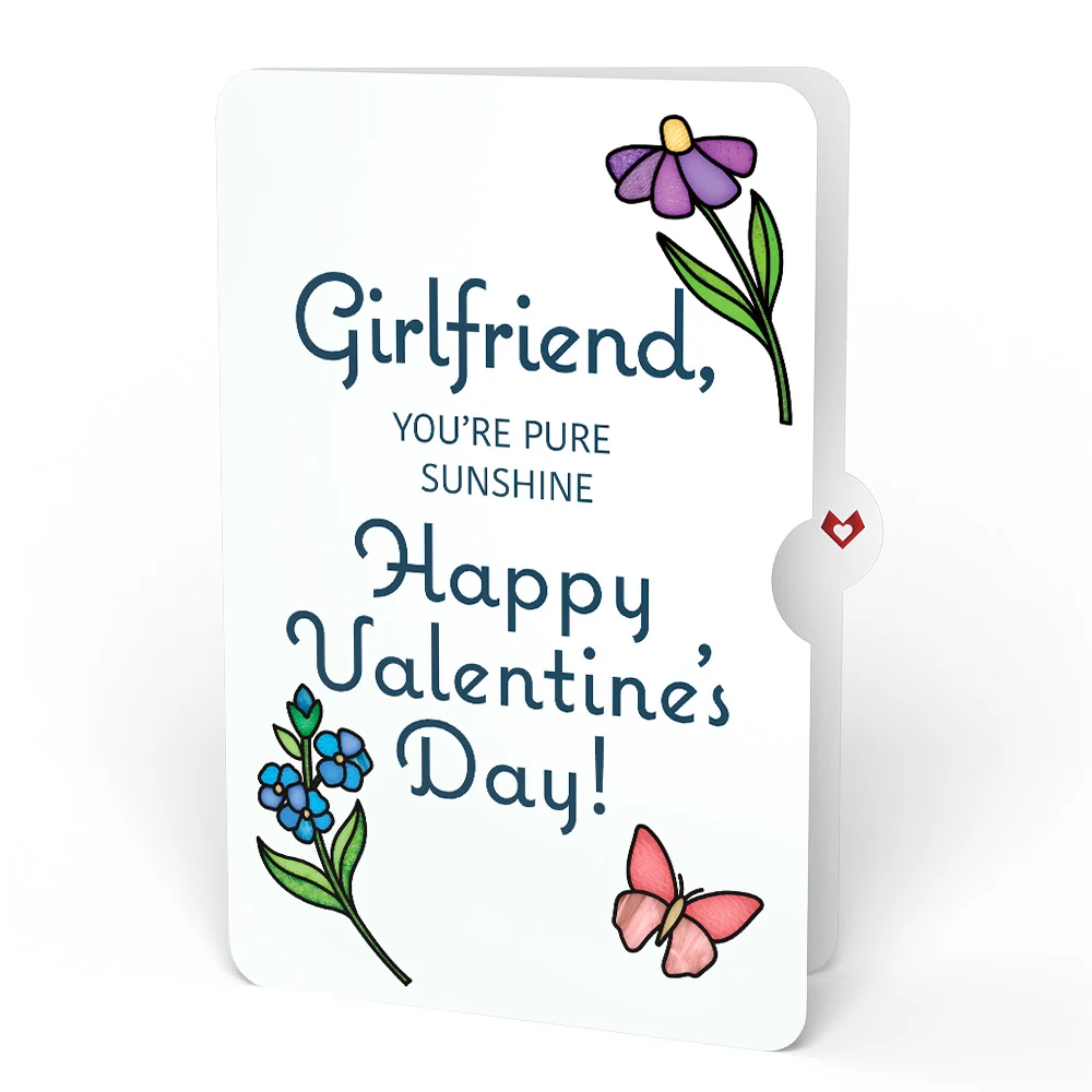 Lovepop Sunlit Hydrangeas Valentine Suncatcher Bouquet and Sentiment Set for Girlfriend Glass - Image 4