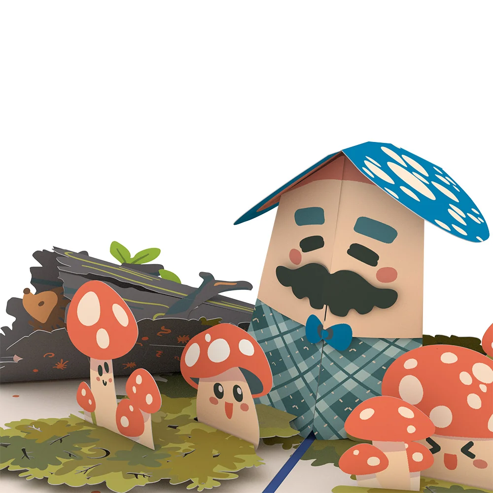 Lovepop Fungi Dad Pop-Up Card - Image 2