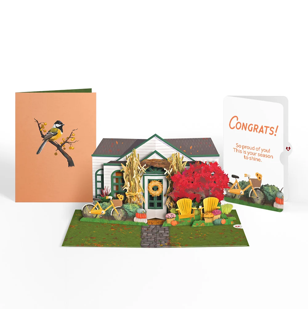 Lovepop Fall Welcome Congratulations Pop-Up Card and Sentiment Set Chair