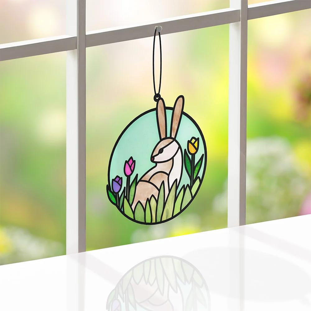 Lovepop Springtime Bunny Suncatcher Card & Bouquet Bundle - Image 3