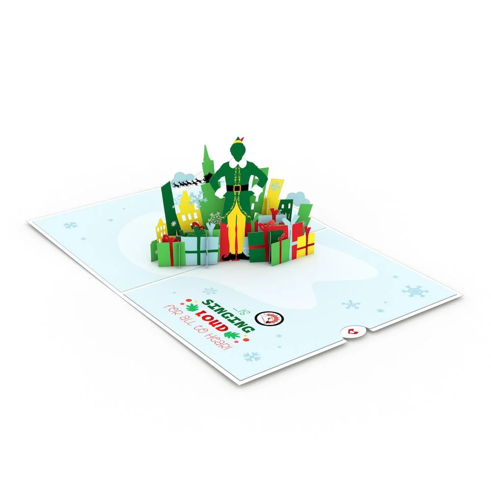 Lovepop Elf Christmas Cheer Pop-Up Card - Image 3
