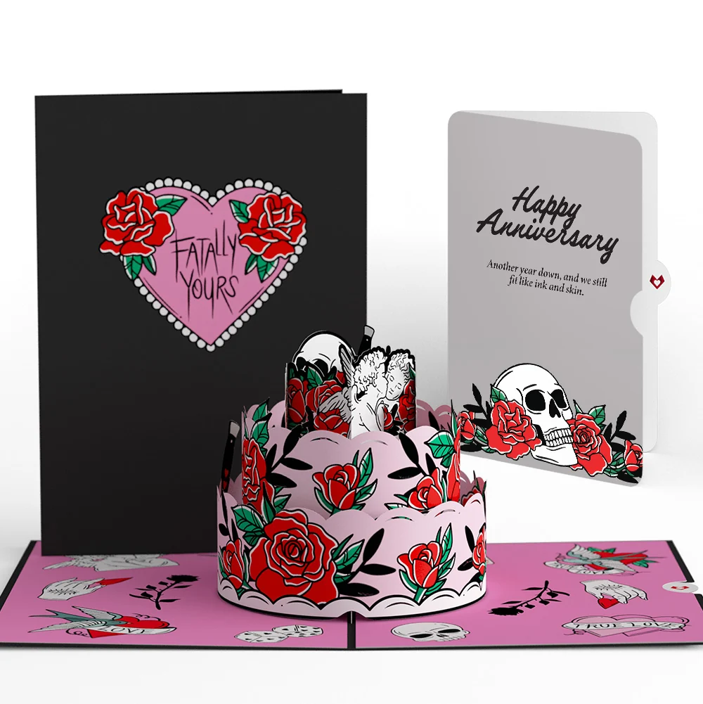 Lovepop Fatally Yours Anniversary Pop-Up Card and Sentiment Set