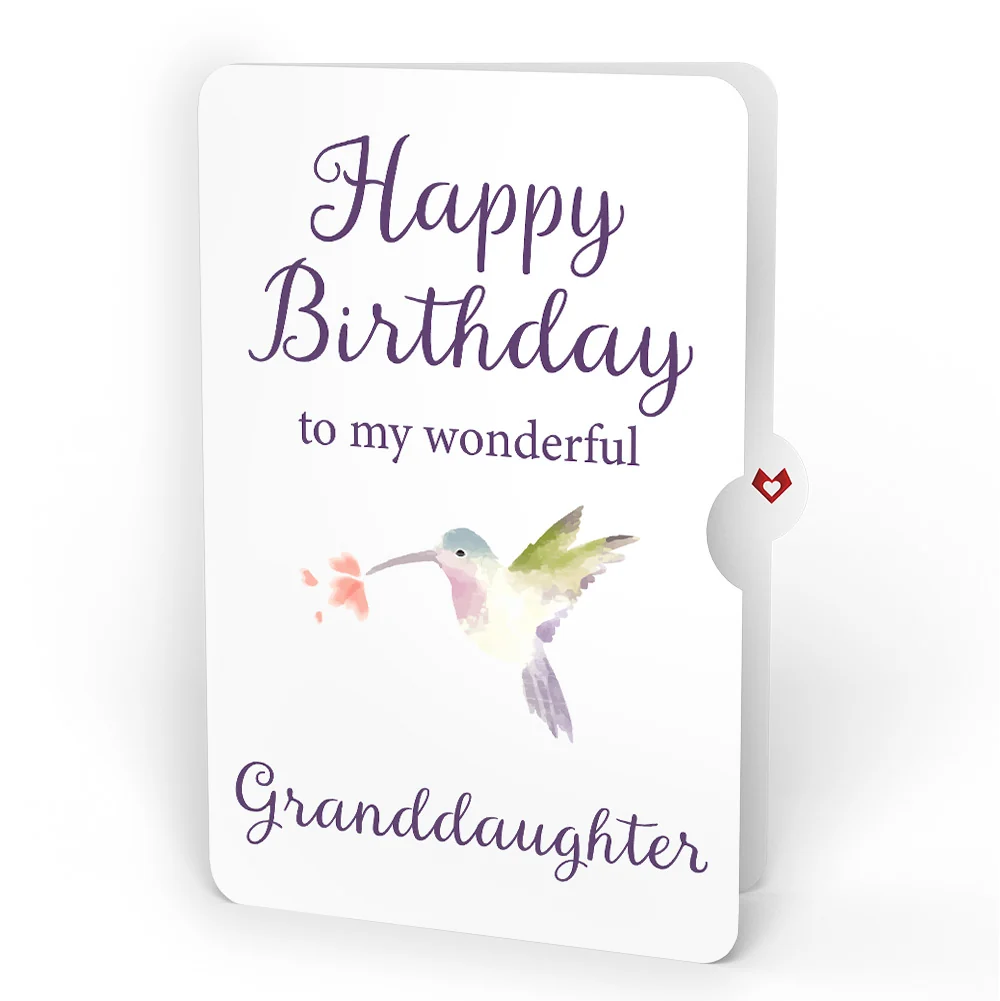 Lovepop Daisy Patch Hummingbirds Birthday Pop-Up Card and Sentiment Set for Granddaughter - Image 4
