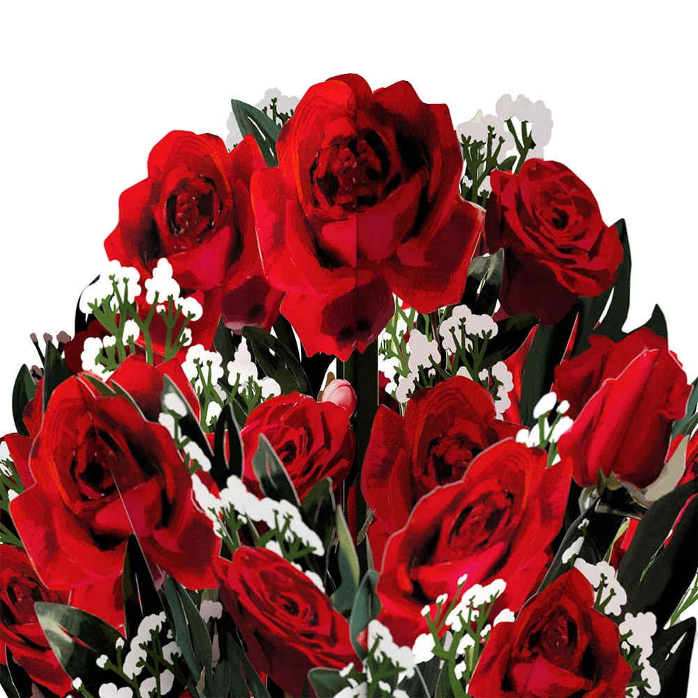 Lovepop I Love You Roses Pop-Up Card & Bouquet Bundle - Image 5