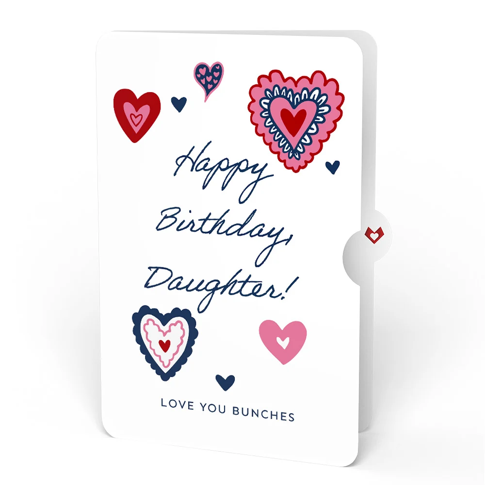 Lovepop Hey, Love Bug! Pop-Up Card and Heart Motif Birthday Sentiment Set for Daughter - Image 4
