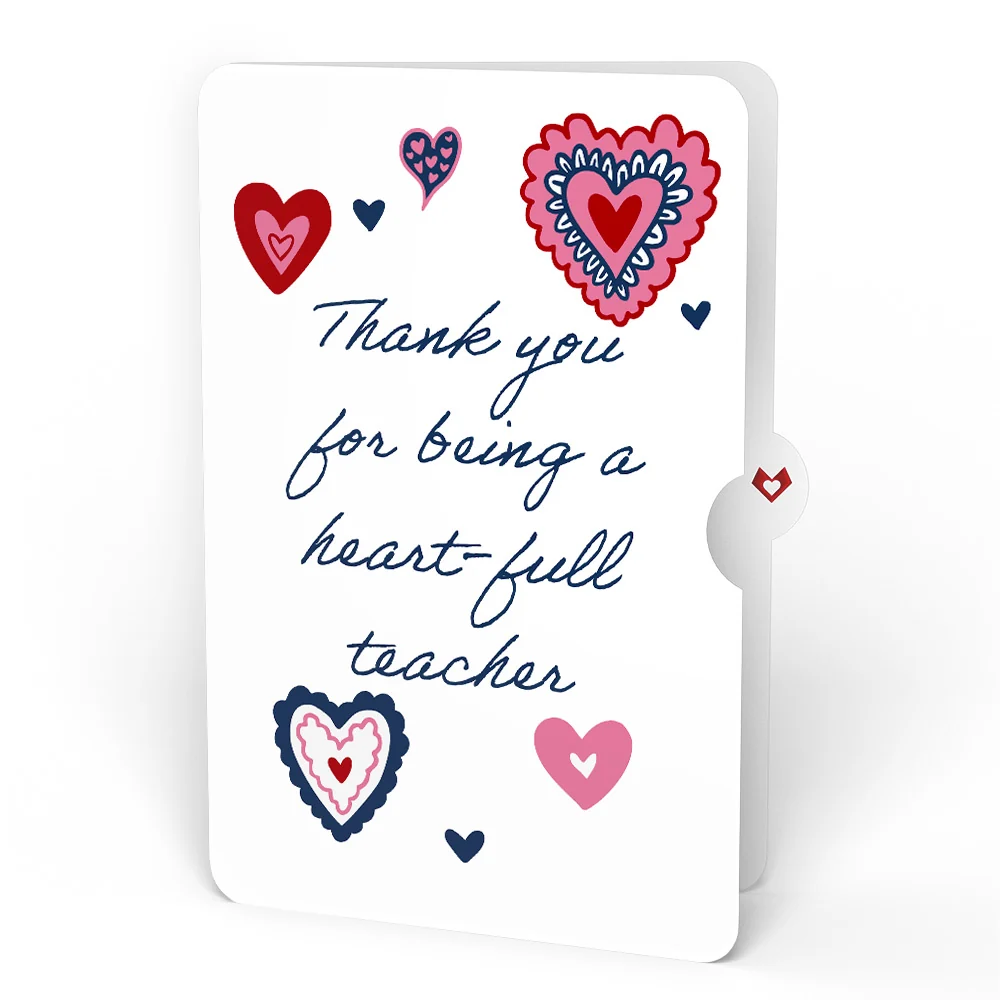 Lovepop Whimsical Hearts Thank You Light-Up Bouquet and Sentiment Set for Teacher Vase - Image 4