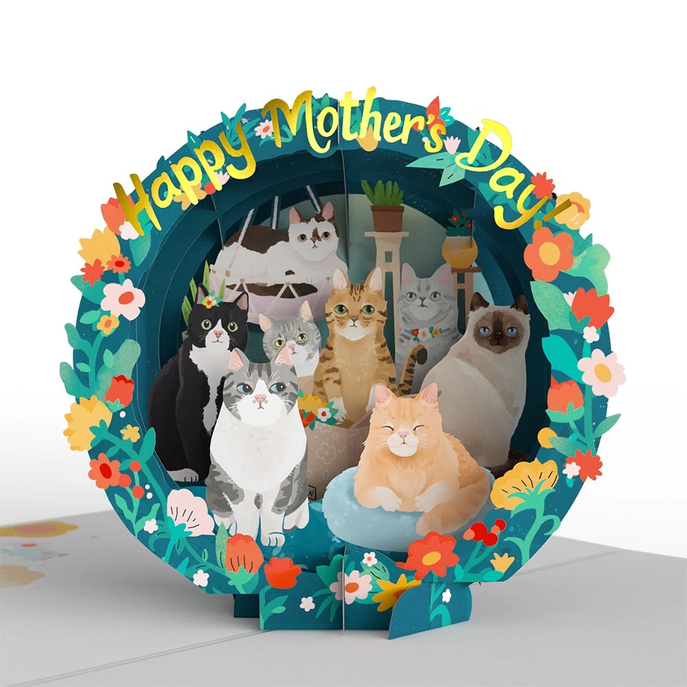 Lovepop Cat Mom Mother’s Day Pop-Up Card - Image 2
