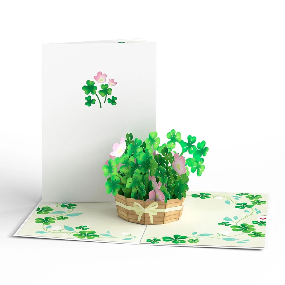 Lovepop Lucky Shamrock 3-Pack Basket - Image 4