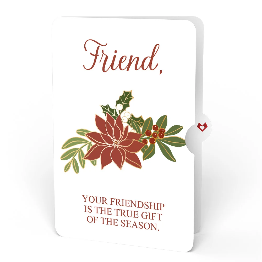 Lovepop A Child Is Born Christmas Pop-Up Card and Poinsettia Sentiment Set for Friend - Image 4