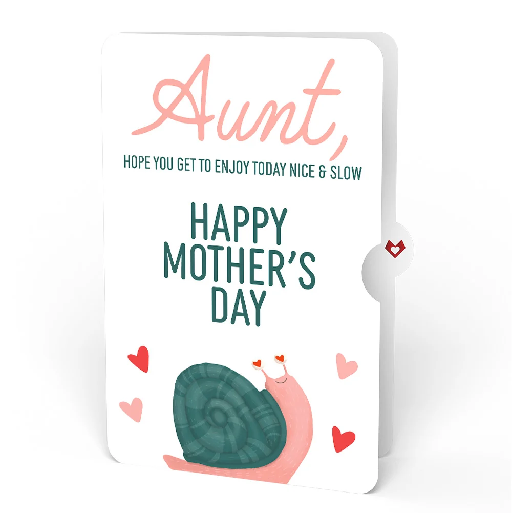 Lovepop Love You Slow Much Snail Mother’s Day Pop-Up Card and Sentiment Set for Aunt - Image 4