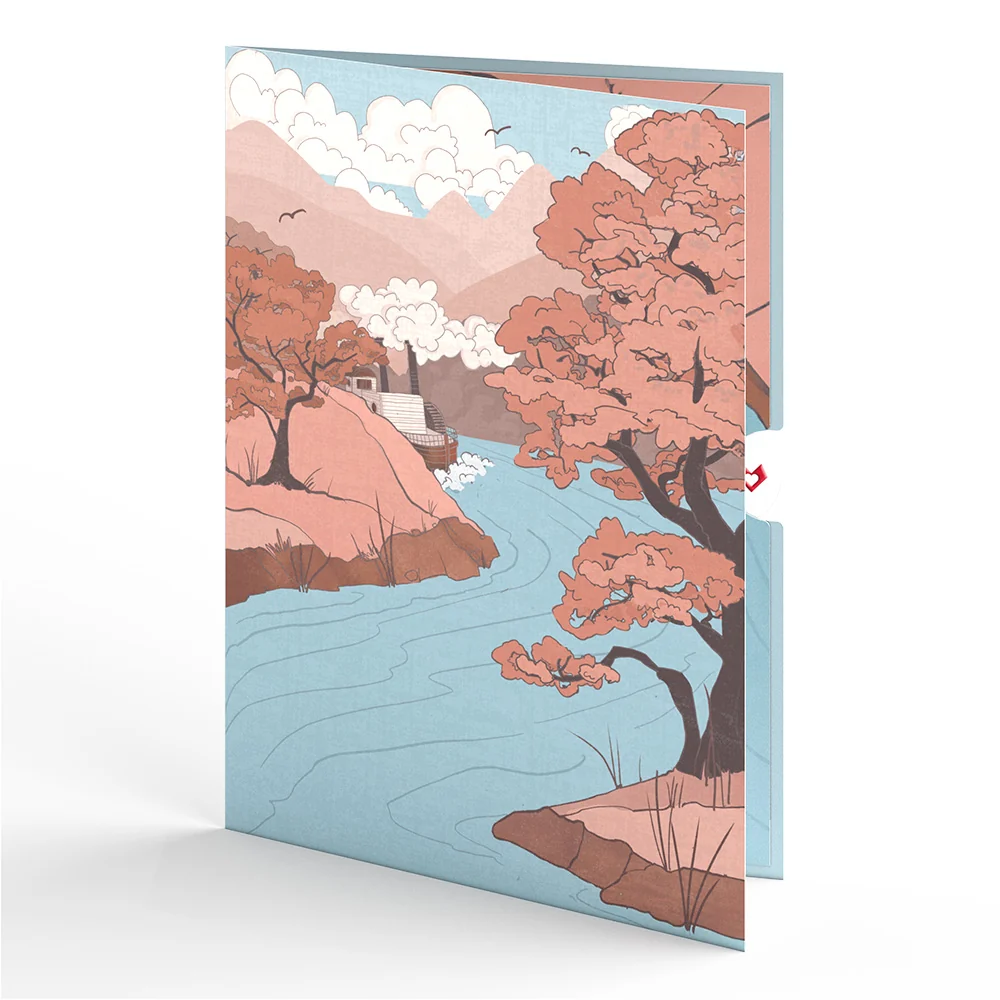 Lovepop Steamboat on the River Pop-Up Card - Image 4