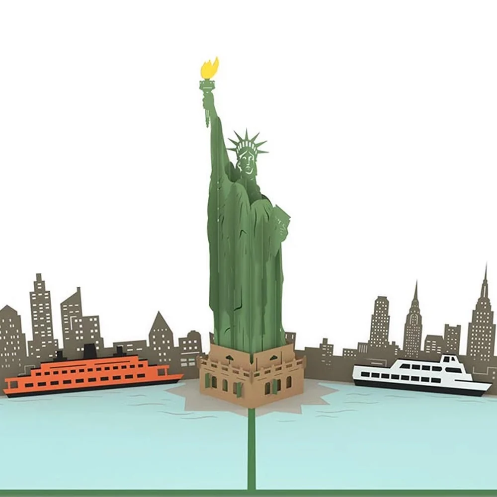 Lovepop Statue of Liberty Pop-Up Card - Image 2