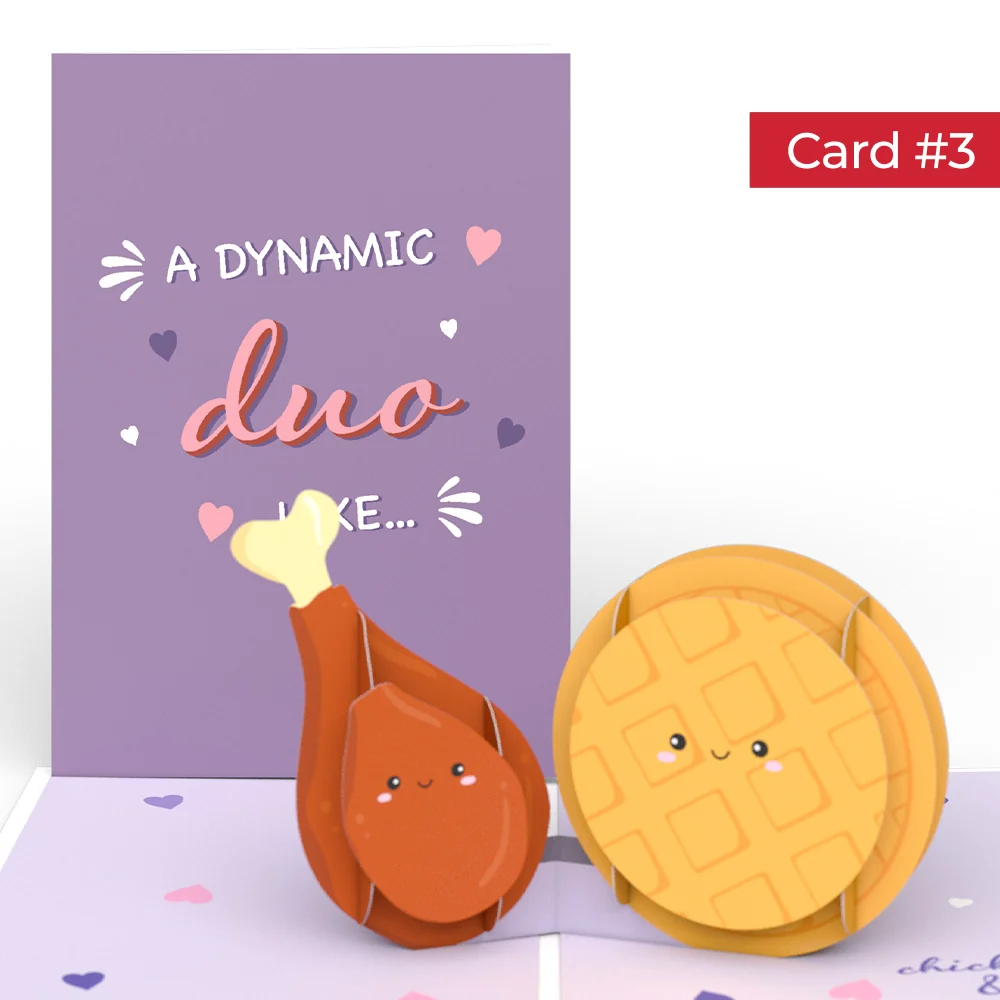 Lovepop We Go Together Like... Valentine's Day 4-in-1 Nesting Card Coffee - Image 9