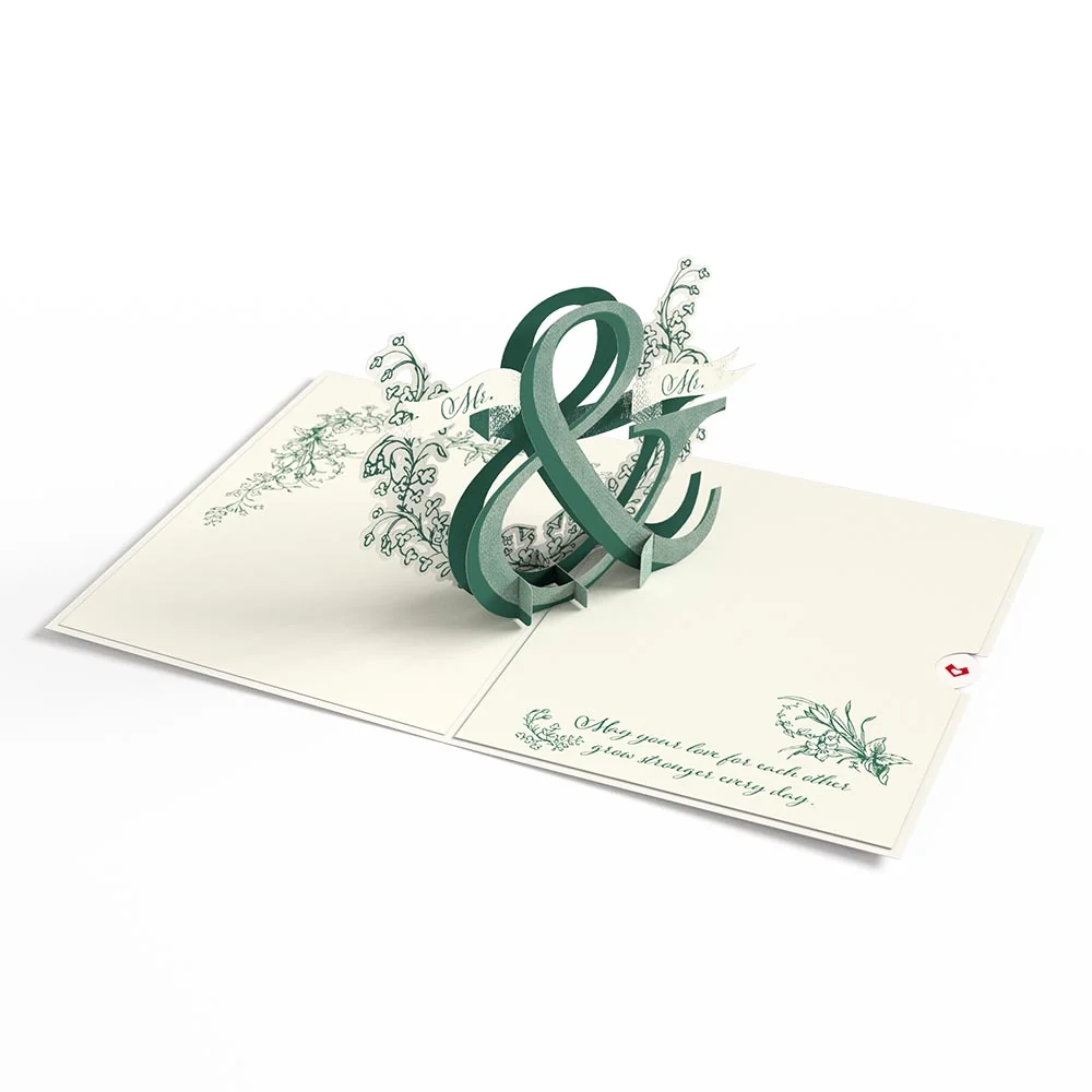 Lovepop Better Together Mr. & Mr. Wedding Pop-Up Card - Image 3