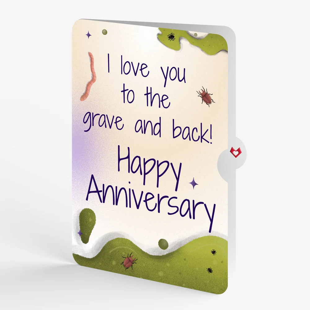 Lovepop Keep it Creepy Halloween Skull Music and Light Pop-Up Card and Undying Love Anniversary Sentiment Set Candle - Image 4