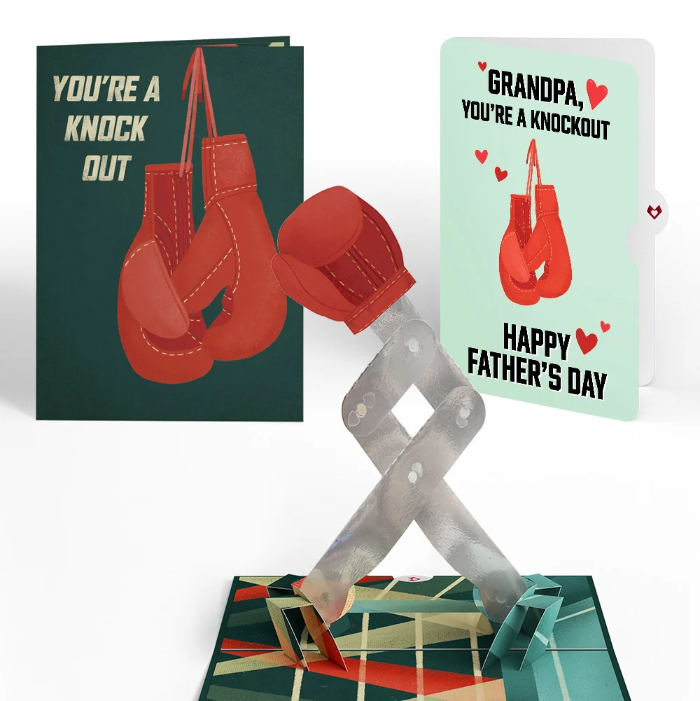 Lovepop You're a Knock Out Father's Day Pop-Up Card and Sentiment Set for Grandfather