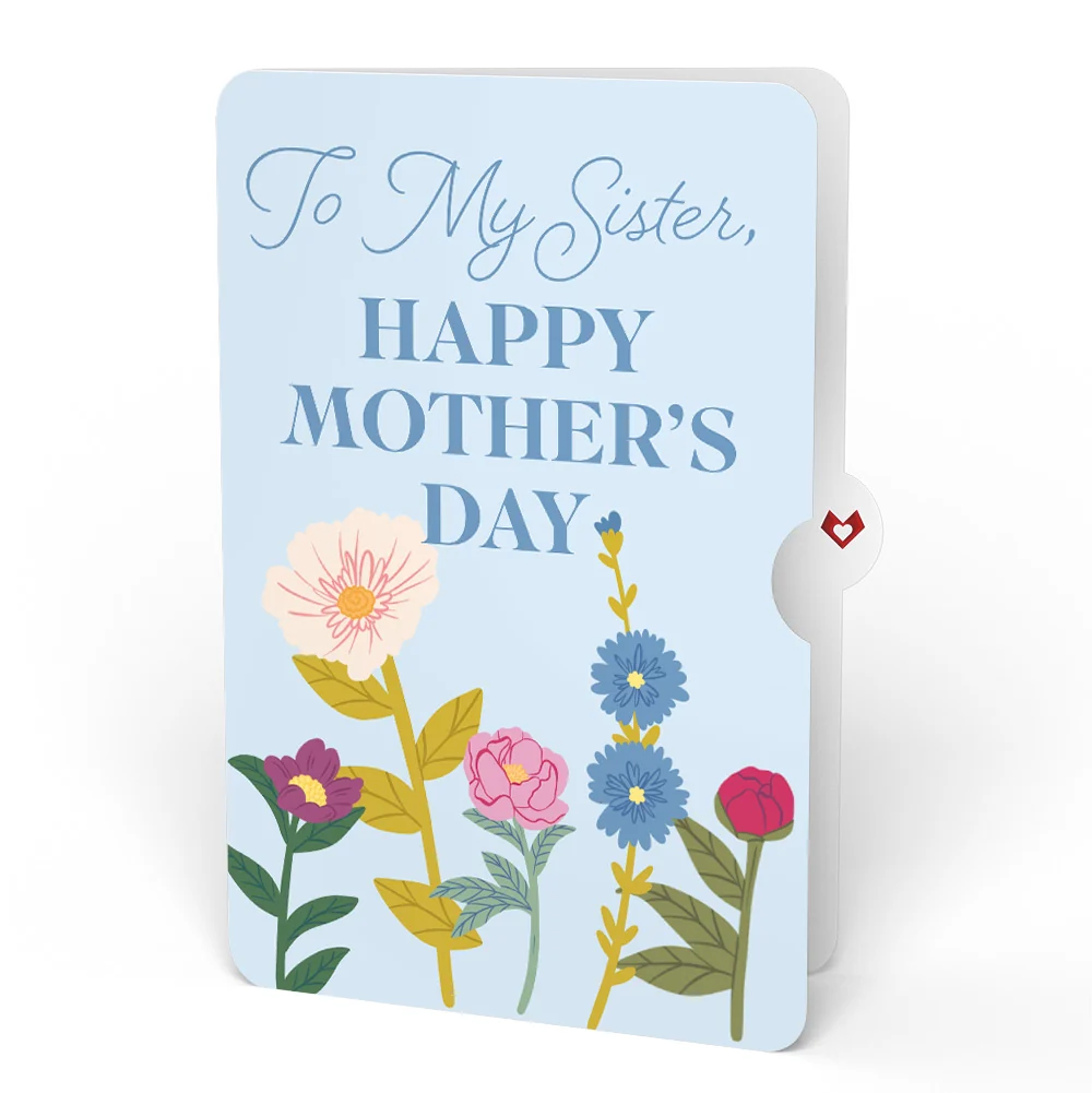 Lovepop Cheerful Tulips Mother's Day Pop-Up Card and Sentiment Set for Sister Glass - Image 4